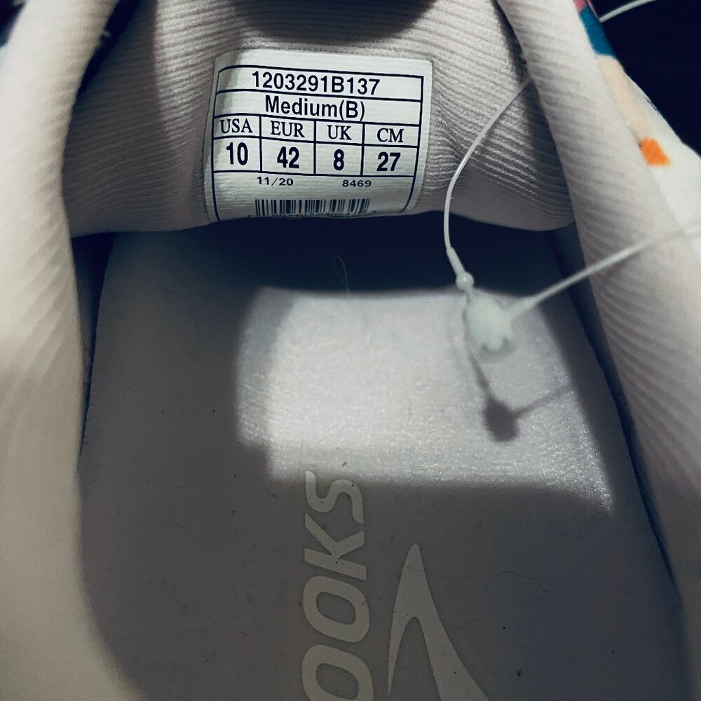 NEW Brooks Adrenaline GTS 21 Running Shoes Rare Colorway Womens 10 US 42 EUR - Picture 11 of 16